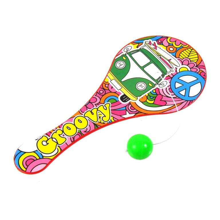 Schläger Mit Ball An Schnur SCHLÄGER MIT BALL AUF SEIL (12st).