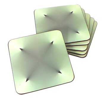 Joseph Joseph Cross 3D Glasuntersetzer / Tischuntersetzer - 6er-Set (1 Set)