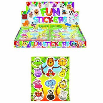 FUN STICKERS – MOTIV: DSCHUNGELTIERE (120 Stk.)