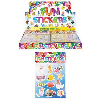 Spaßige Meerjungfrau-Sticker | 120er-Set im Display