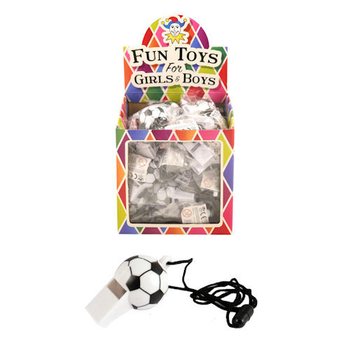 BIG Fußballpfeifen IN DISPLAY (36pcs.)