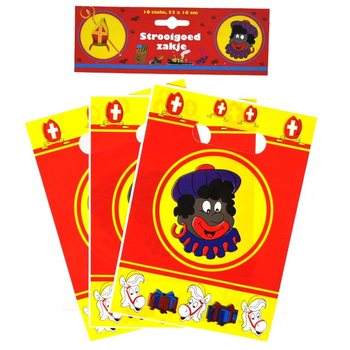 10 Sinterklaas Nikolaus Geschenktüten 22 x 16 cm (6er-Pack)