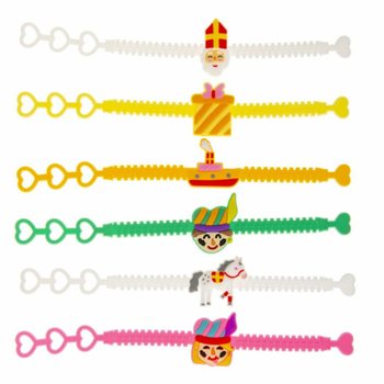 HEILIGER NIKOLAUS - KINDER-SILIKONARMBÄNDER (12 Stk.)
