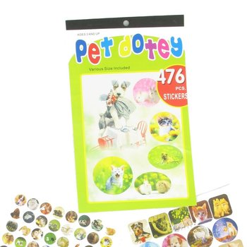 Stickerbuch Modell - Tiere (12 Stk.)