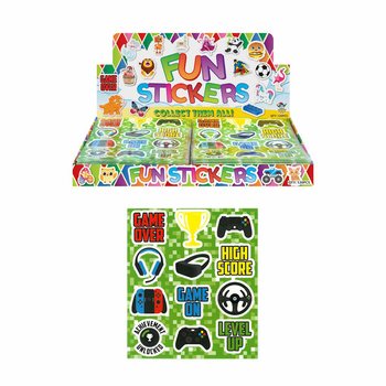Fun-Sticker - Modell: Gamer (120er-Set)