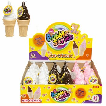 Große Eiswaffel Seifenblasen im Display (24 Stk.)