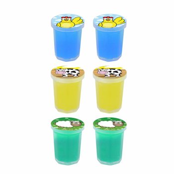 Bauernhof Schleimtöpfchen (6er-Pack)
