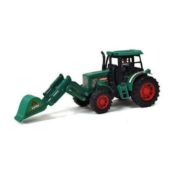 GROSSER TRAKTOR MIT GREIFARM IM DISPLAY (9 Stk.)