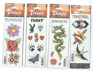 Tattoo-Aufkleber (50 Stück)