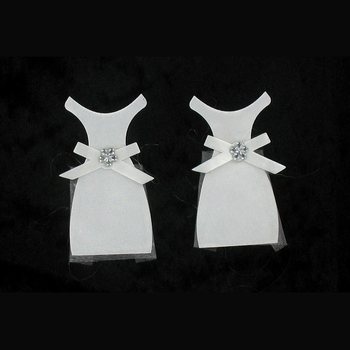 Verpackungsdeko Brautkleid (12 Stk.)