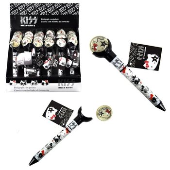 HELLO KITTY - 2-IN-1 FLUMMI & KUGELSCHREIBER - SCHWARZ (24 Stk.)