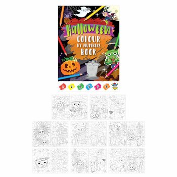 Halloween Malen nach Zahlen Malbücher (48 St.)