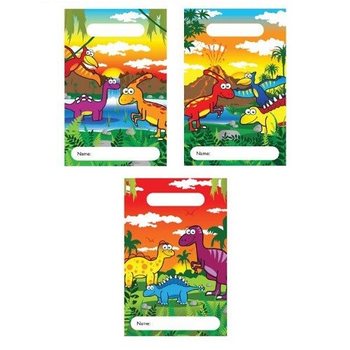 TRAKTATIONSTASCHEN - DINOSAURUS 23x15 cm (144 Stück)