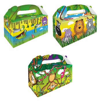 MENUBOX - JUNGLE - 22,5 x 9,5 x 18 cm (12 Stück)