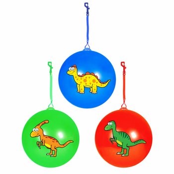 DINOSAURIERBALL MIT SCHNUR / BUNGE-BALL Ø23 cm (24 Stk.)