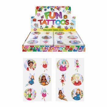 Fun Tattoos - Feen / Elfen Display (96 Stk.)