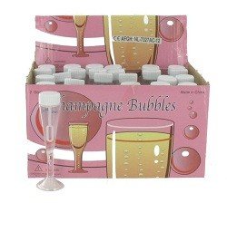 Champagnerglas Seifenblasen (24 Stk.) - Gastgeschenk & Hochzeit