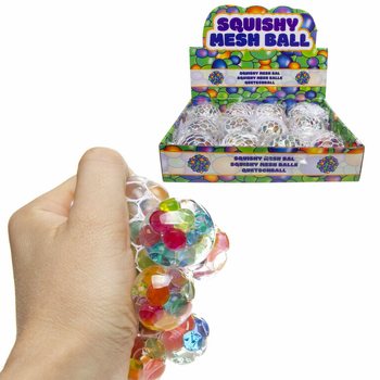 SQUISHY MESH SQUEEZE BÄLLE IM DISPLAY (12 Stk.)