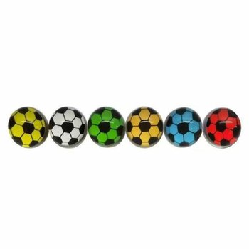 Fußball Flummis Farbmix - Ø 3.2 cm (50 Stk.)