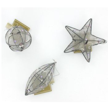 Sortierte Christbaumkugeln (12er-Pack)