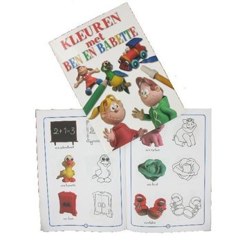 Malbuch „Malen mit Ben und Babette“ (18er-Pack)