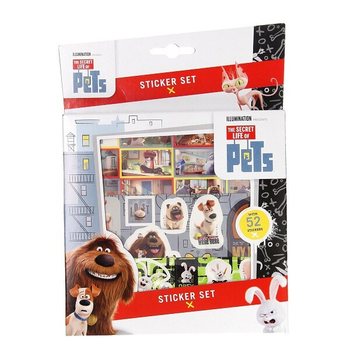 52-teiliges SECRET LIFE OR PETS-AUFKLEBER-SET (12 Teile)
