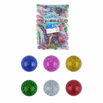 Glitzer Flummis Ø3.3CM (100 Stück)