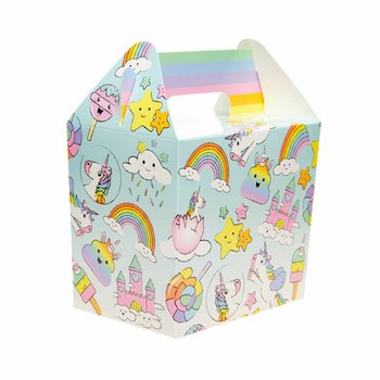 Menübox / Party-Mitgebselbox Einhorn 14x10x17 cm (12 Stk.)