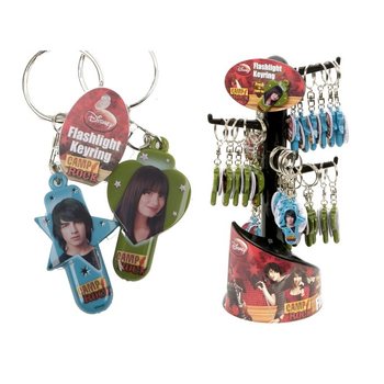 CAMP ROCK LEUCHTENDER SCHLÜSSELANHÄNGER IM DISPLAY (36 Stk.)