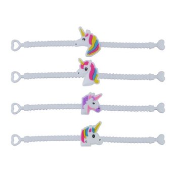 EINHORN / EINHORN KIND SILIKON ARMBÄNDER (100 Stk.)