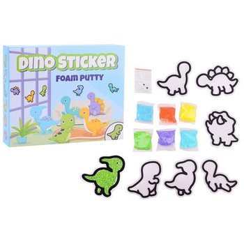 Dino-Sticker - Foam Putty Set - Gestalte deine eigenen Dino Foam-Sticker (24 Stk.)