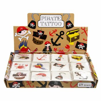 Fun Tattoos - Piraten Motiv (48 Päckchen)