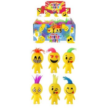 LUMINOUS SQUEEZY SMILEY PUPPEN IM DISPLAY (12st)