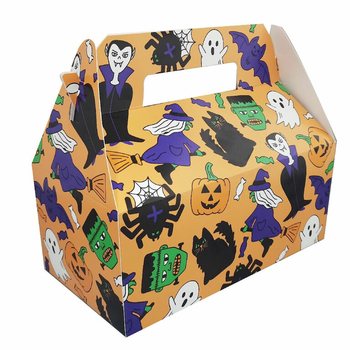 MENÜBOX HALLOWEEN - 22,5 x 12 x 9,5 cm. (24 Stk.)