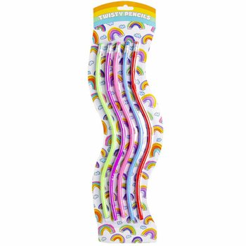 5-teiliges Twisty XL flexible Bleistifte Set auf Karte (10 Stk.)
