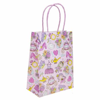 Prinzessinnen Papier Geschenktüten - 16x9x22 cm (12 Stk.)