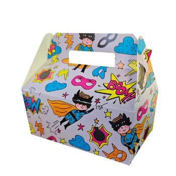 Menübox Superhero - 22,5 x 12 x 9,5 cm (24 Stück)