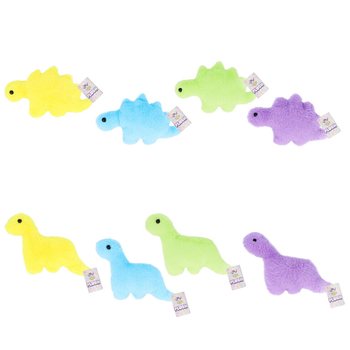 PLÜSCH DINOSAURIER - 30CM LANG - DESIGN-MIX (12 Stk.)