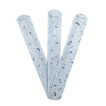 Smiley Schnapparmband zum Ausmalen (36 Stück)