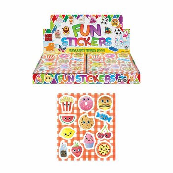 Lustige Sticker - Motiv: Food Faces (120 Stk.)
