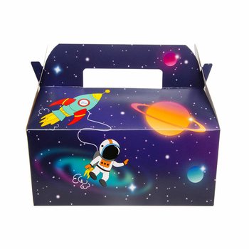 Menüboxen Weltraum / Space - 22,5 x 12 x 9,5 cm (24 Stk.)