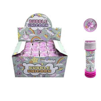 Einhorn Seifenblasen 25ml im Display (24 Stück)