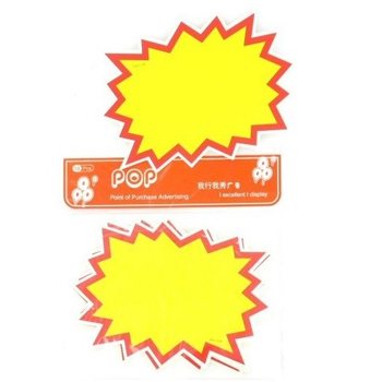 WERBEPLAKATE AKTIONSSCHILDER - MODELL 4 (10 Stk.)