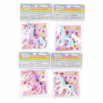 Einhorn Spielfigur mit Stickerbogen (48 Stk.)