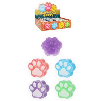 Hundepfoten-Schleim - Paw Shaped Putty (24 Stück)