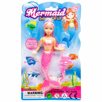 MERMAID Meerjungfrauen-Püppchen auf Karte (12 Stk.)
