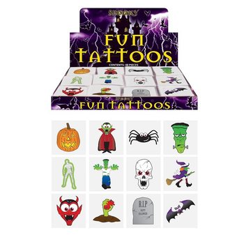 FUN TATOOS - MODELL HALLOWEEN (48packsx12st.)