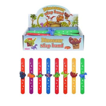 DINOSAUR-SNAP-ARMBÄNDER / CLIC-ARMBÄNDER (24 Stück)