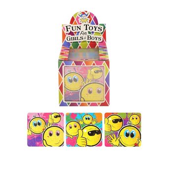 PUZZLE - SMILEY, 13 x 12 cm IM DISPLAY (108 Stk.)