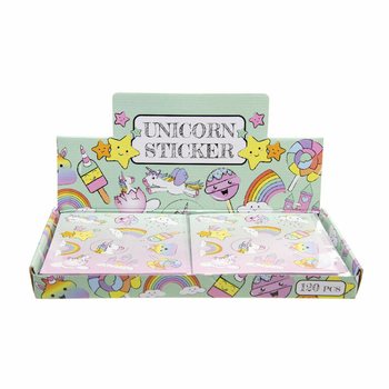 Einhorn Fun Sticker Display (120 Stk.)